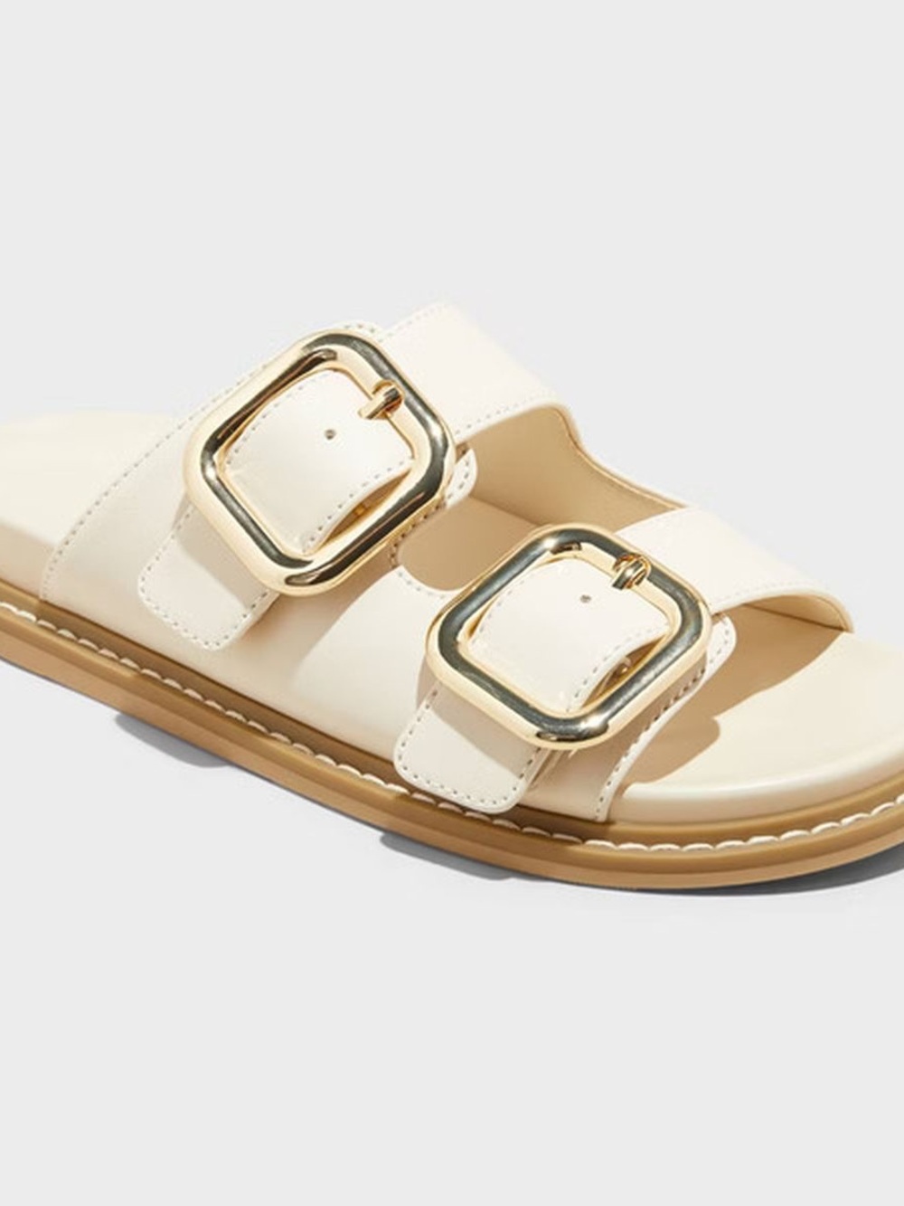Universal Thread Collins Sandals with Gold Buckles 🖤